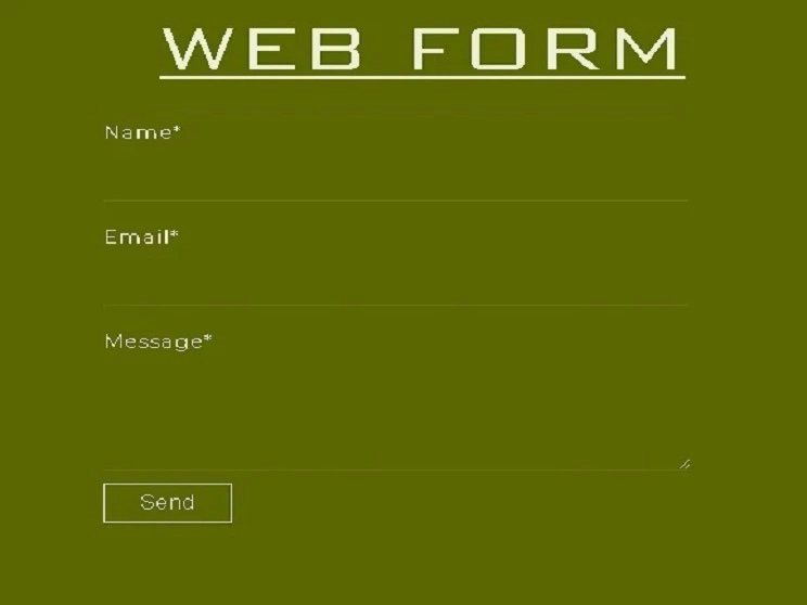 Web Form